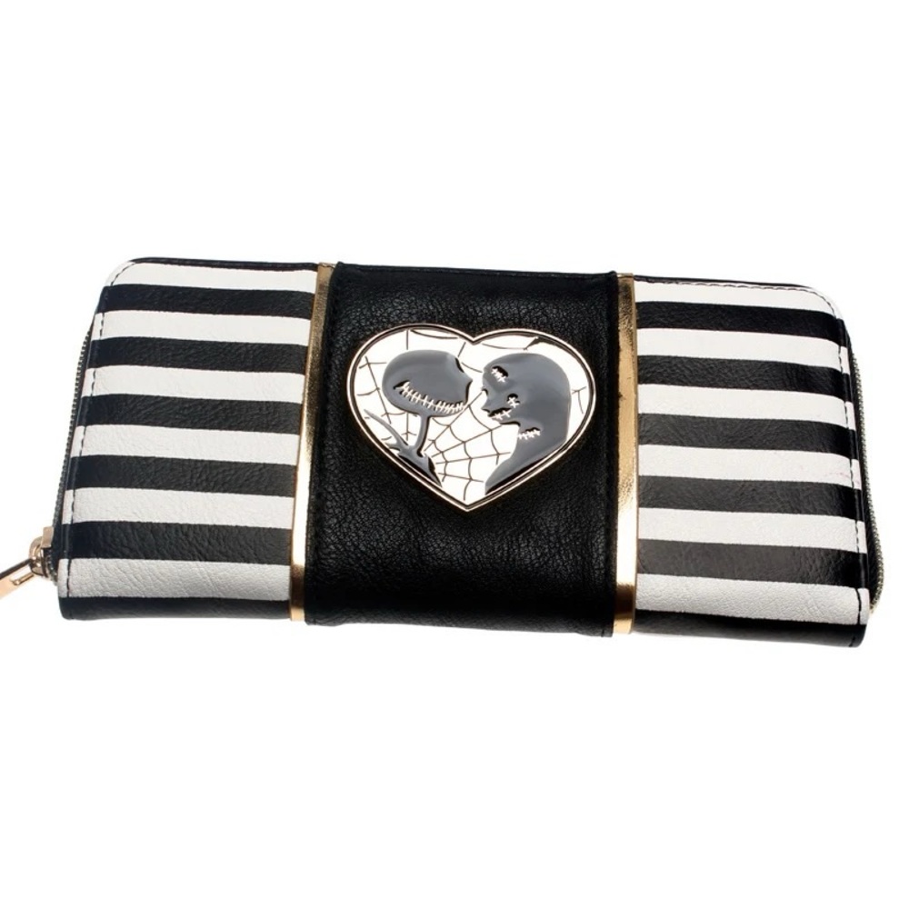 New Nightmare Before Christmas Jack & Sally Metal 💜 Wallet - Picture 7 of 7